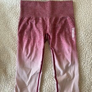 Gymshark pink ombré leggings